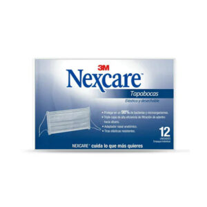 Tapabocas NEXCARE USO GENERAL 12Uds