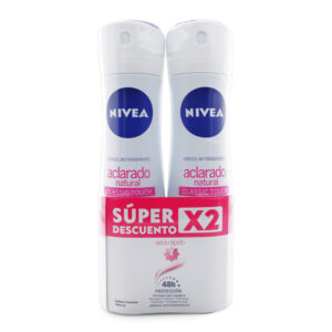 2 Desodorantes NIVEA Spray Aclarado Natural 150mL