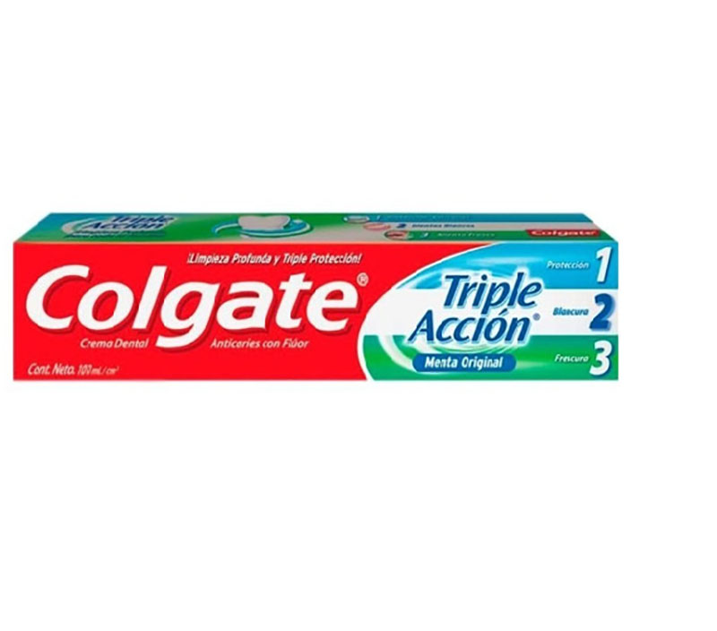 Crema Dental Colgate Triple Acción 100Gr