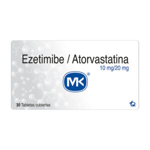 EZETIMIBE/ATORVASTINA 10/20mg MK 30 Tabletas