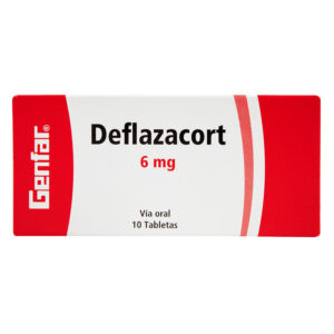 DEFLAZACORT 6 MG GF 10 TAB