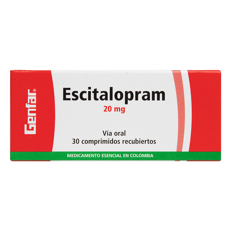 Escitalopram Mg Gf Compr Drogas Exito