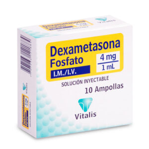 DEXAMETASONA 4 MG/1 mL VT 10 Ampollas