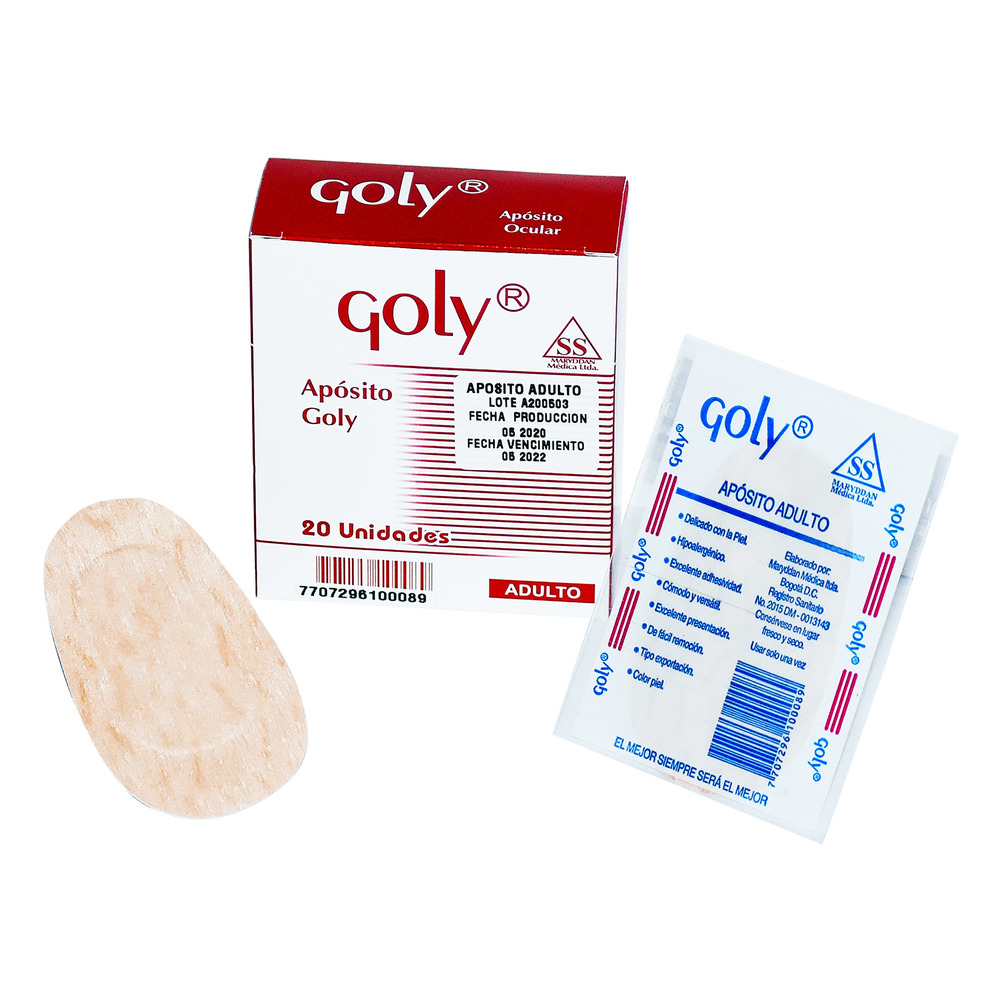 APOSITO OCULAR GOLY ADULTOS 20 UND