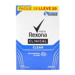 DTE REXONA CLI CLEA 8.5GR PG18LL20SBS H