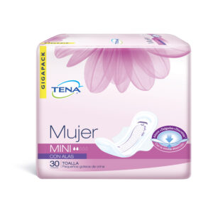 Toallas Tena Mujer Mini Alas 30Uds