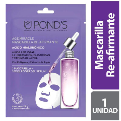 Mascarilla Re-Afirmante Age Miracle Ácido Hialurónico 21gr - Drogas Exito Tuluá Precio en Rebaja