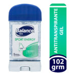 Desodorante BALANCE Gel Sport ENERGY 102gr