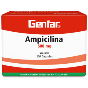 AMPICILINA 500mg GF 100 Capsulas