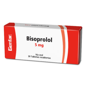 BISOPROLOL 5mg 30 Tabletas
