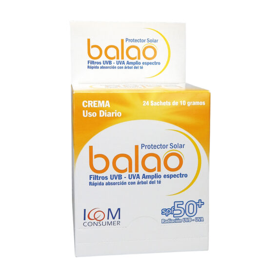 Protector Solar BALAO SPF 50 10gr 24 sobres