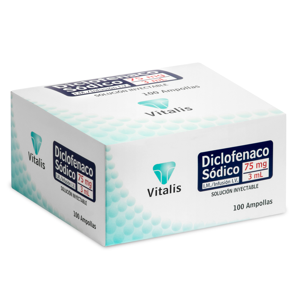 DICLOFENACO 75mg VITALIS 10 Ampollas