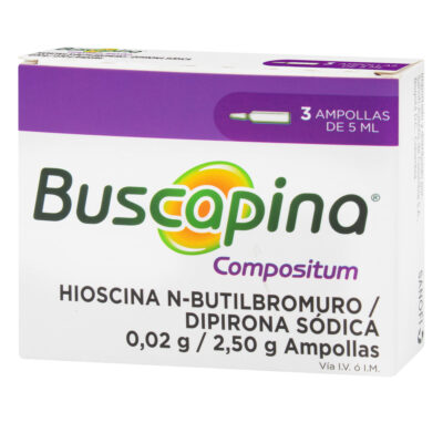 BUSCAPINA COMP.5mL 3 AMP