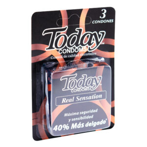 Condones TODAY REAL SENSATION 3 Uds