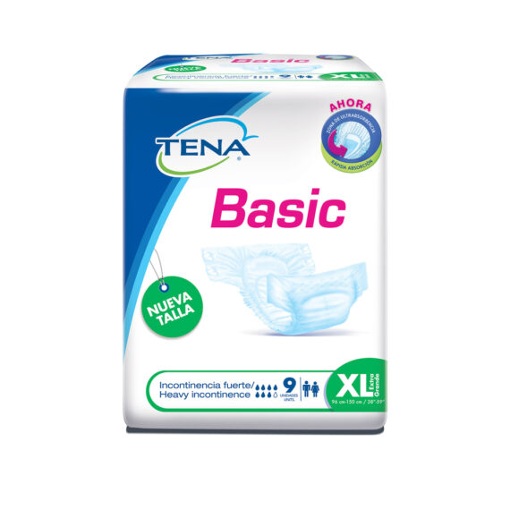 Pañales TENA BASIC XL 9Uds