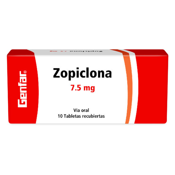 ZOPICLONA 7.5mg GF 10 Tabletas