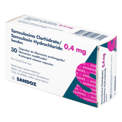 TAMSULOSINA 0.4 mg SZ 30 Capsulas