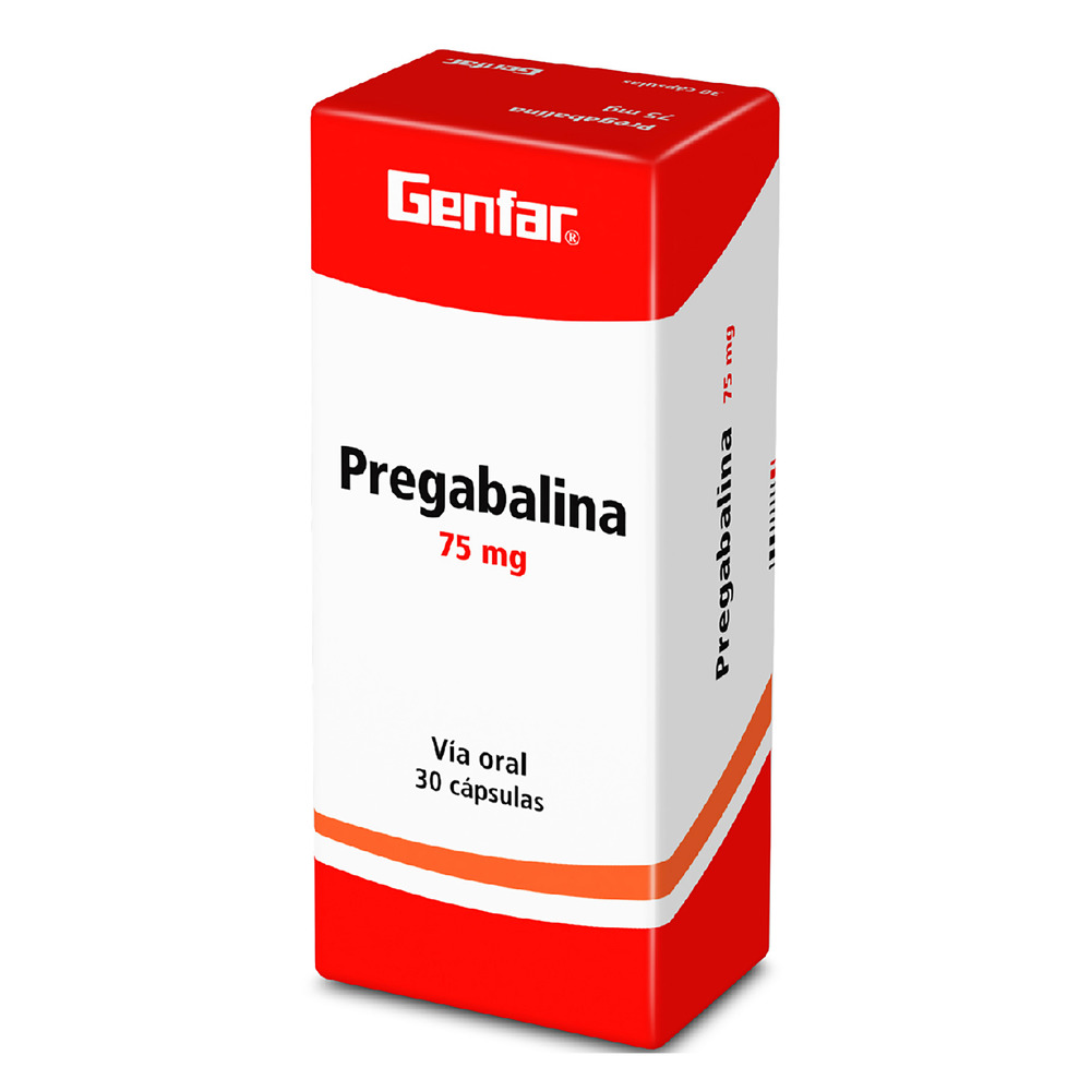 PREGABALINA 75mg GF 30 Capsulas