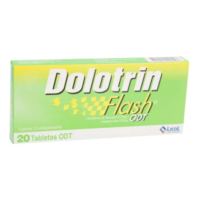 dolotrin flash 325mg 20 tabletas