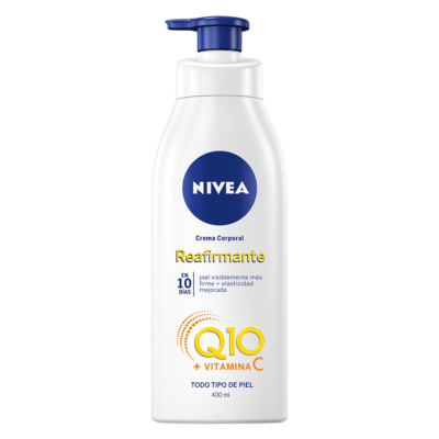 crema nivea b/milk q10 rea.piel seca 400ml