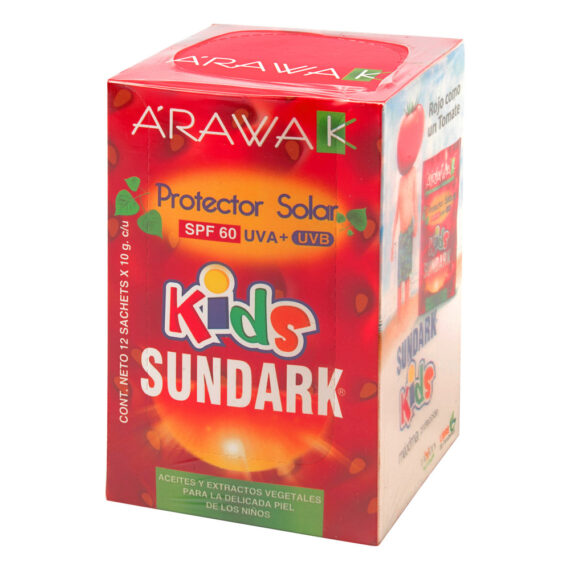 Bloqueador SUNDARK KIDS 12 sobres 10gr