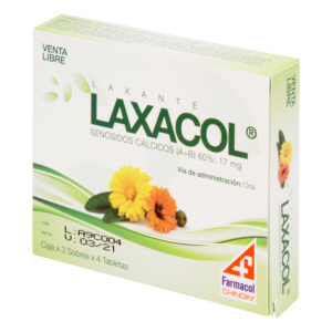 LAXACOL 3 sobres 4 Tabletas