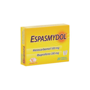 Espasmydol 500/200Mg 20 Tabletas Recubiertas