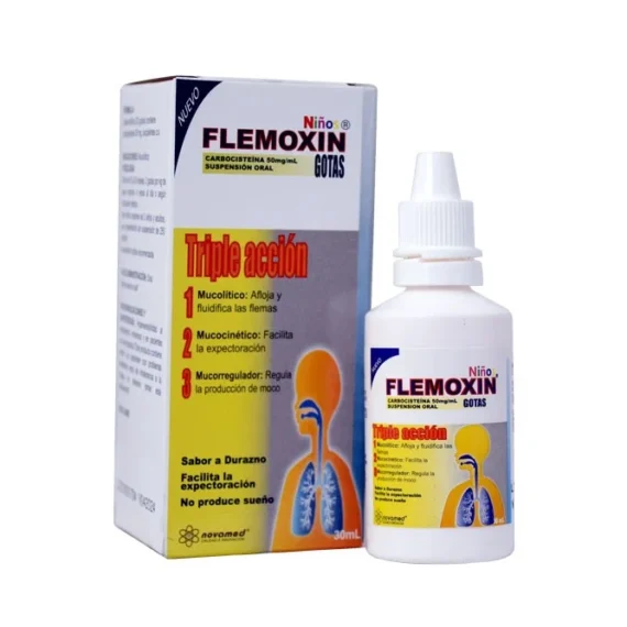 flemoxin niños 50mg/ml 30ml