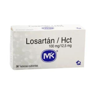 Losartan 100Mg+Hct 25Mg Mk 30 Tabletas