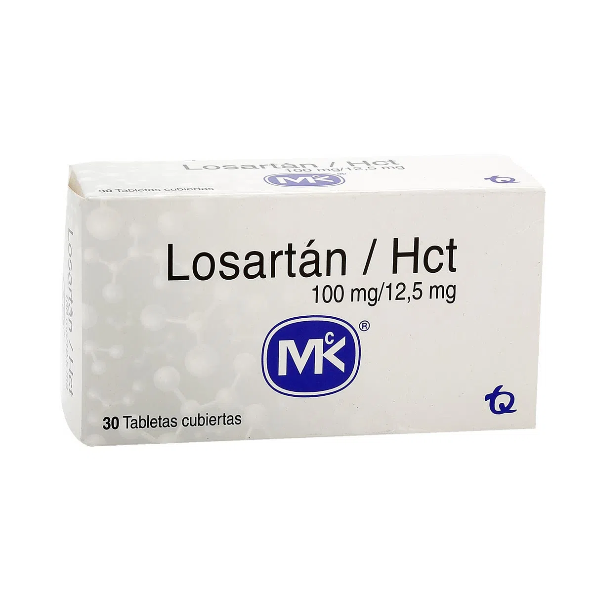 Losartan 100Mg+Hct 25Mg Mk 30 Tabletas