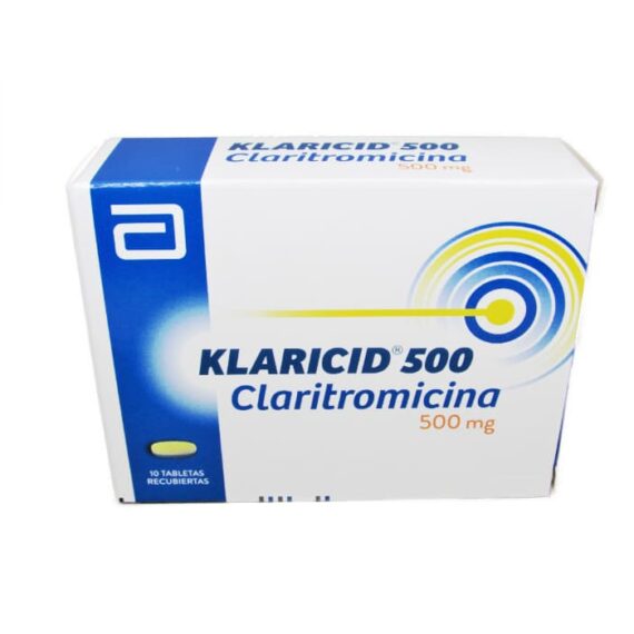 klaricid 500mg 10 tabletas