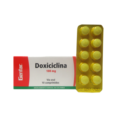 doxiciclina 100mg gf 10 tabletas