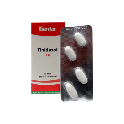 tinidazol 1gr gf 4 tabletas