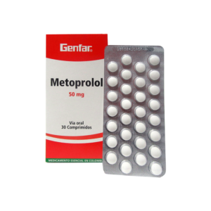 Metoprolol 50Mg Gf 30 Tabletas