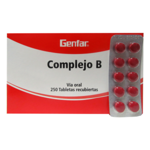 Complejo B Gf 250 Tabletas