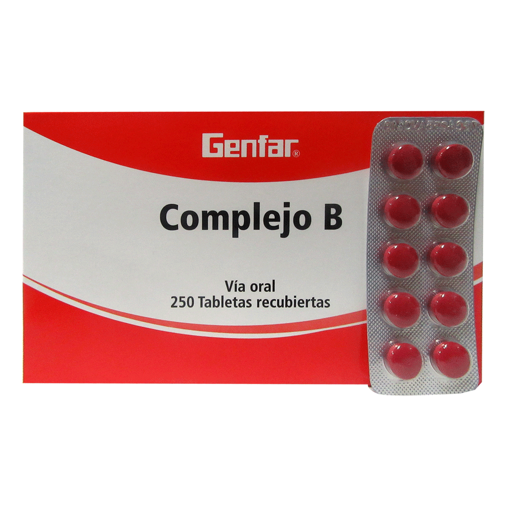 Complejo B GF 250 Tabletas - Drogas Exito