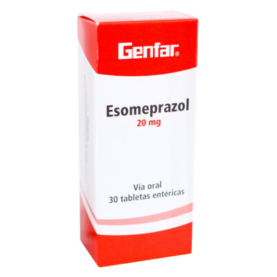 esomeprazol 20mg gf 30 tabletas