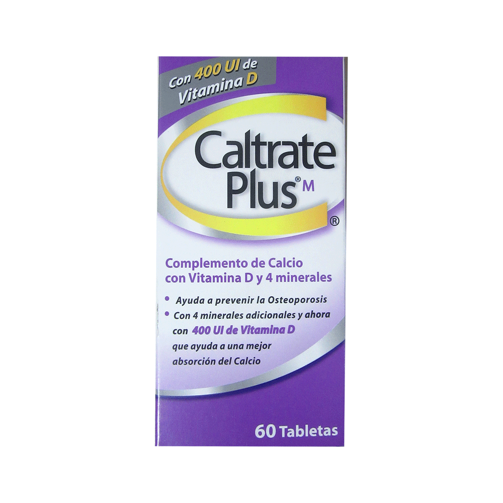CALTRATE PLUS 400UI 60 Tabletas