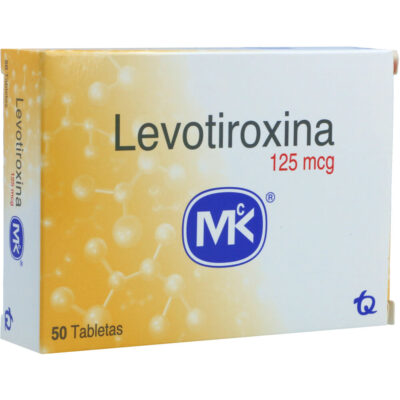 levotiroxina 125 mcg mk 50 tabletas