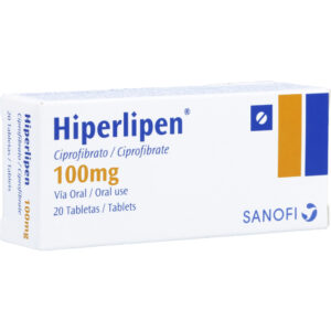 Hiperlipen 100Mg 20 Tabletas