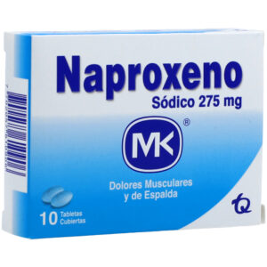NAPROXENO 275mg MK 10 Tabletas