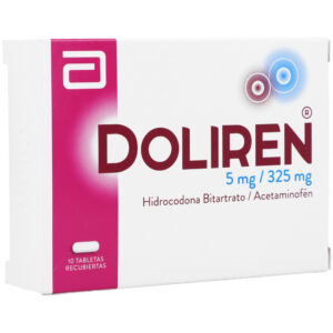 Doliren 5 Mg/325Mg 10 Tabletas