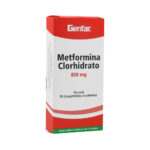 METFORMINA 850mg W 30 Tabletas