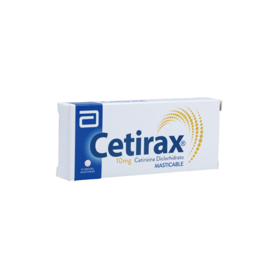 CETIRAX 10mg 10 Tabletas