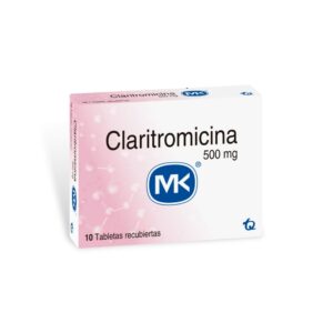 Claritromicina 500Mg Mk 10 Tabletas