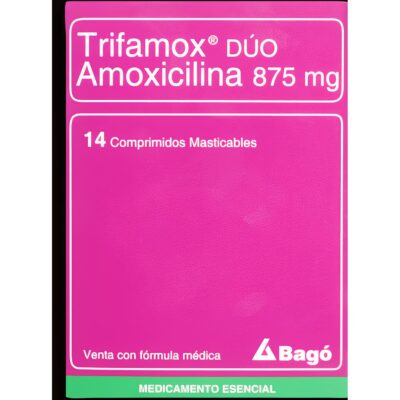 trifamox masticable 14 compr