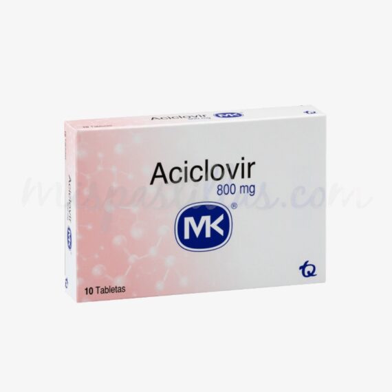 ACICLOVIR 800mg MK 10 Tabletas