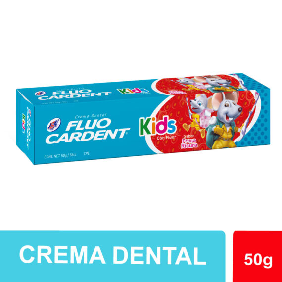 crema dental fluocardent kids 50gr+cepil