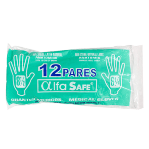 GUANTE CIRUGIA ALFA 8 1/2 12 UDS