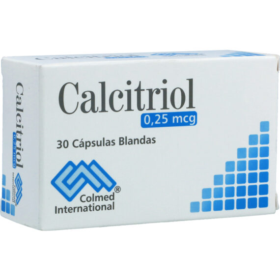 calcitriol 0.25 mcg cm 30 capsulas